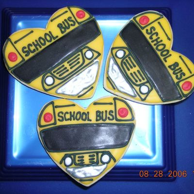 School Bus Cookies