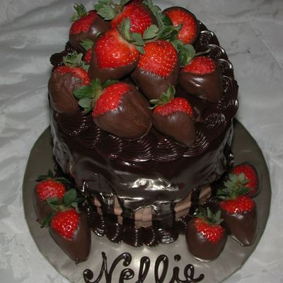 Yummy! Chocolate And Strawberries!