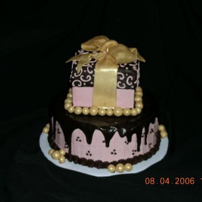 Feminine Birthday Cake