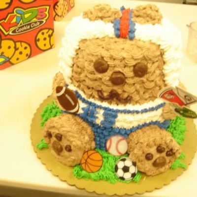 Football Player Teddy Bear With Helmet