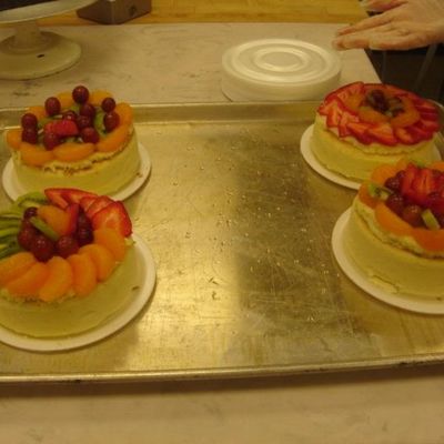 Tropical Fruit Cheese Cakes