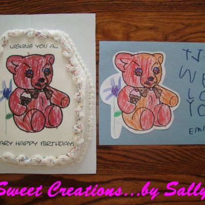 Teddy Bear Birthday Cake