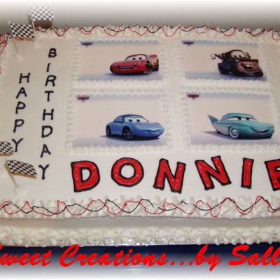 Cars B-Day Cake