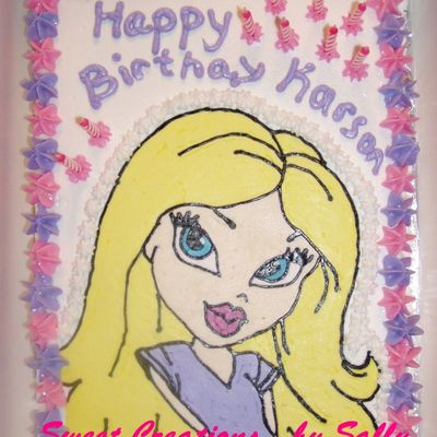Bratz B-Day Cake