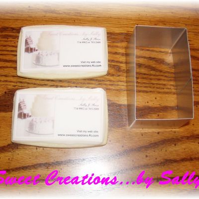 Business Card Cookies