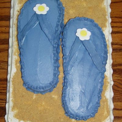 My Ugly Flip Flop Cake