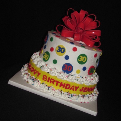 Festive Birthday Cake