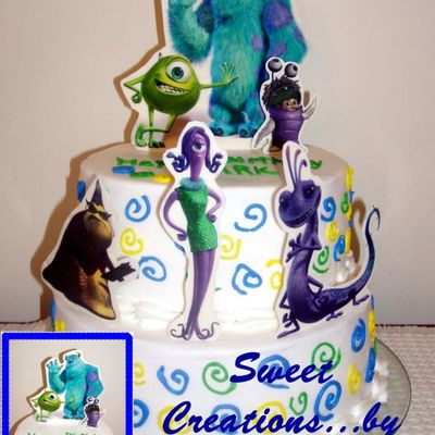 Monsters, Inc. B-Day Cake