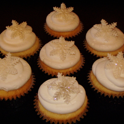 Snowflake Cupcakes