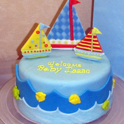 Baby Isaac's Sailboat Shower