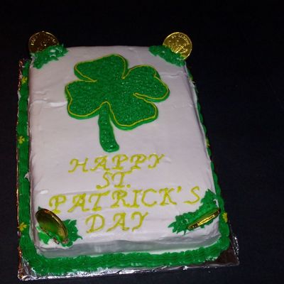 1St. St. Patrick's Day Cake