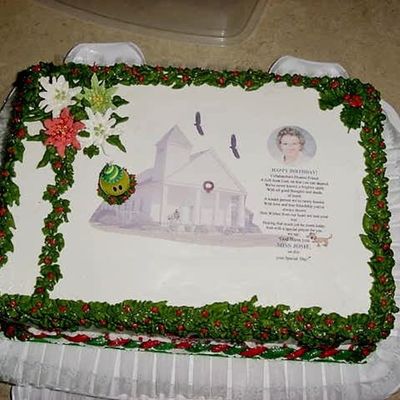 Birthday Cake For Church Member