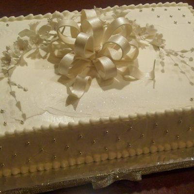 Simple Wedding Cake