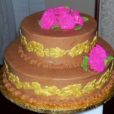 Brown And Magenta