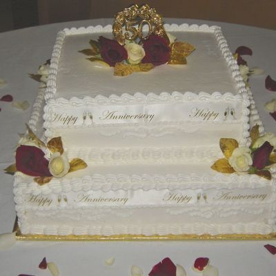 50Th Anniversary Cake