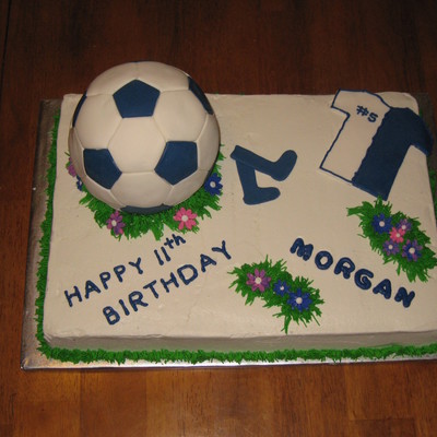 Soccer Birthday Cake