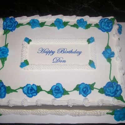 Blue Roses Birthday