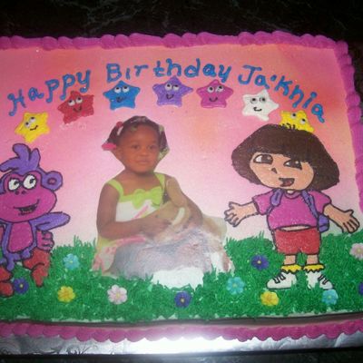 Dora Picture Cake