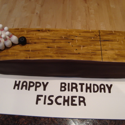 Bowling Alley Cake