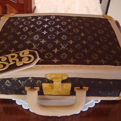 Large Louis Vuitton Suit Case