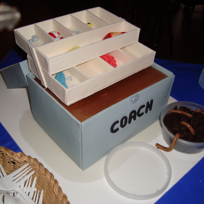 Tackle Box Cake