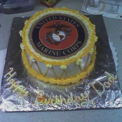 Marine Birthday Cake