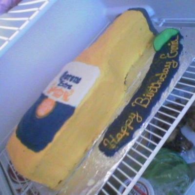 Corona Bottle Bday Cake