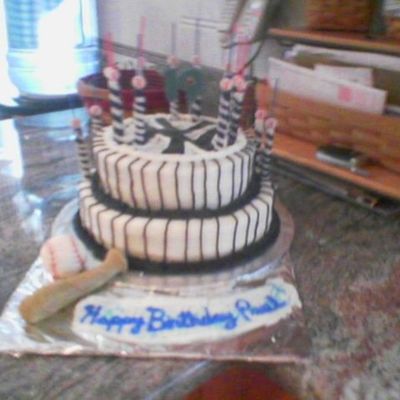 Yankees Bday Cake