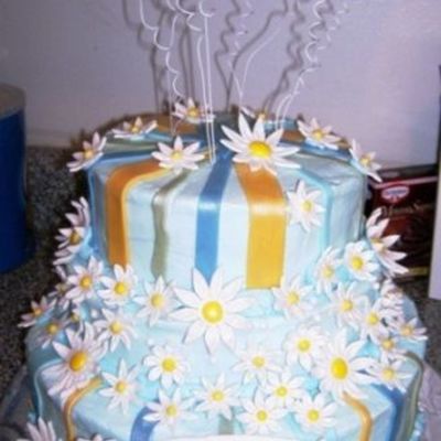 Daisy Birthday Cake
