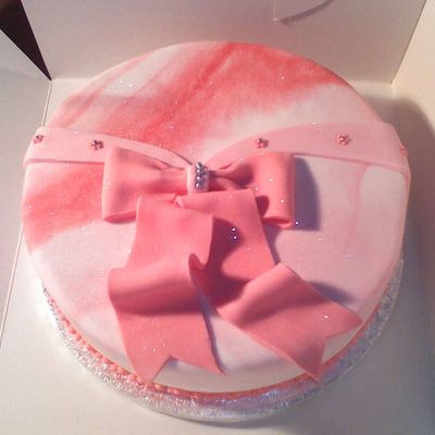 Pink Birthday Cake