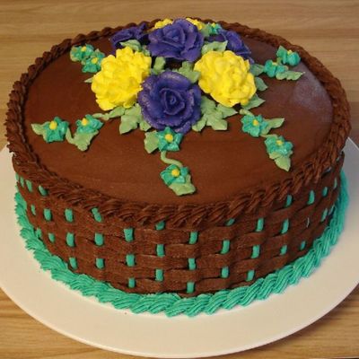 Chocolate Flower Cake