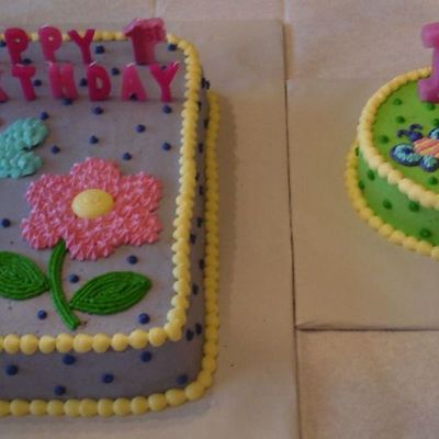 1St Birthday Cake W/ Smash Cake