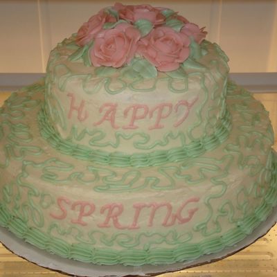 Happy Spring - My First Cake