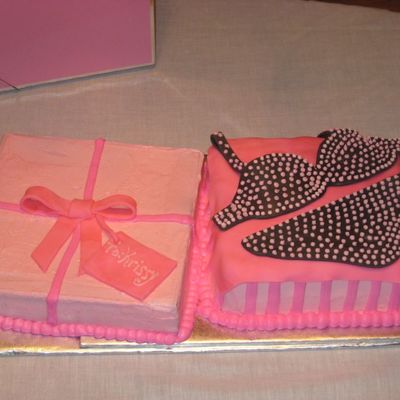 Lingerie Shower Cake