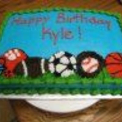 Sports Birthday Cake