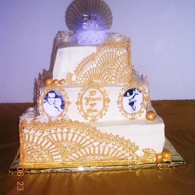 50Th Anniversary Cake