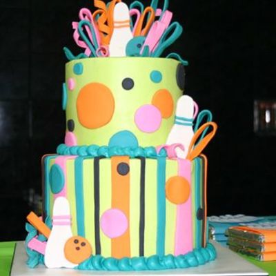 Bowling Party Cake