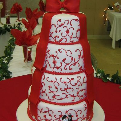 Red And White Wedding