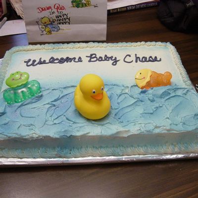 Rubber Ducky Cake