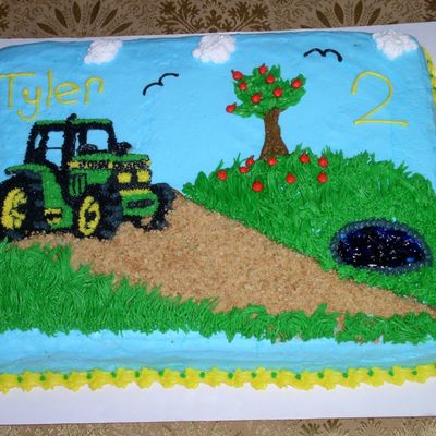 John Deere Birthday Cake
