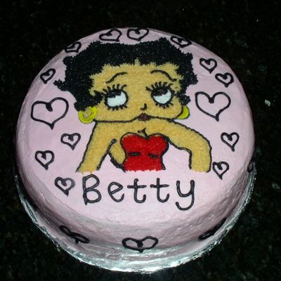 Betty Boop Birthday Cake