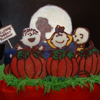 It's The Great Pumpkin Cake, Charlie Brown!
