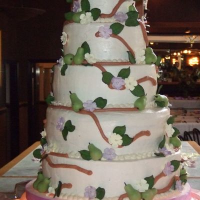 Perfect Pear Wedding Cake
