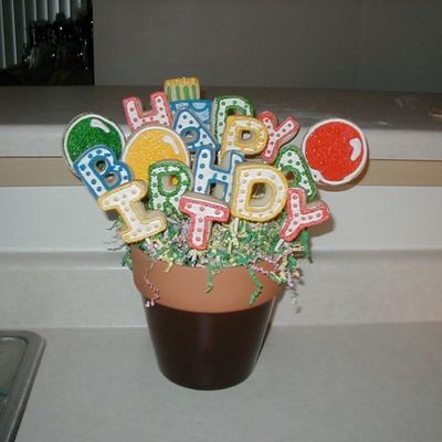 Happy Birthday Cookie Bouquet