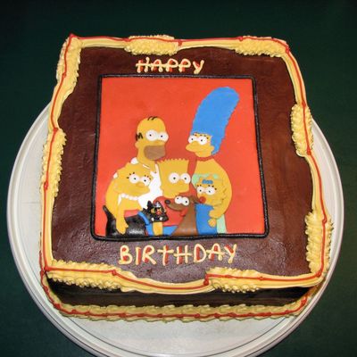 Simpsons Cake