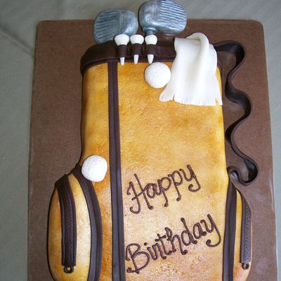 Golf Bag Cake