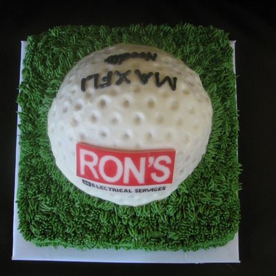 Golf Ball Cake