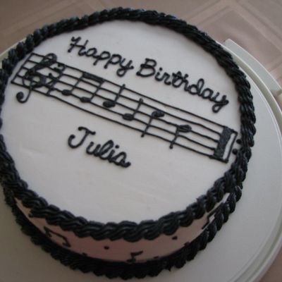 Music Birthday Cake