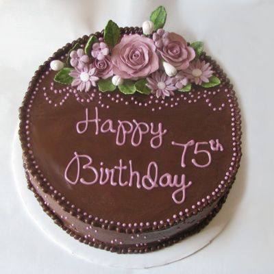 75Th Birthday Cake