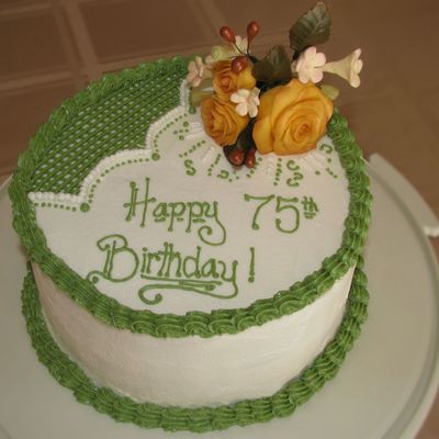 75Th Birthday Cake